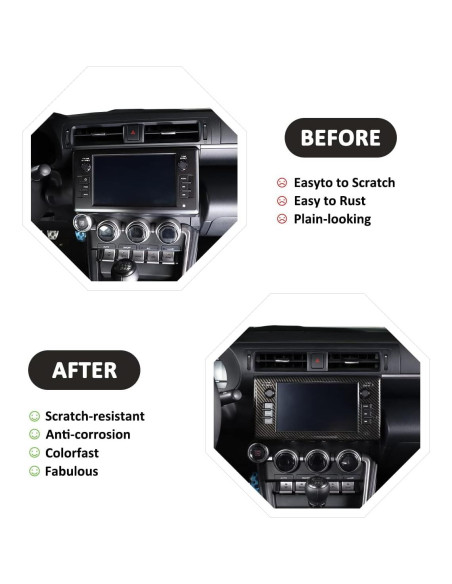 Marco de Pantalla GPS ABS JONKOKO para Subaru BRZ 2022