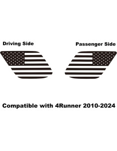 Calcomanía de Bandera Americana Zxiaochun para Toyota 4Runner 2010-2024 2