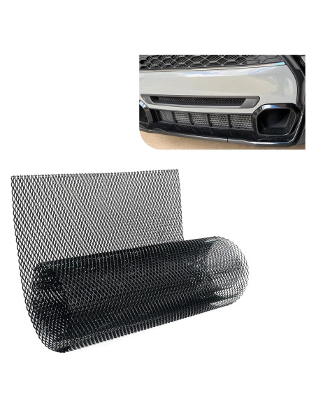Malla de Rejilla para Automóvil Zeathery 100x33cm Negra