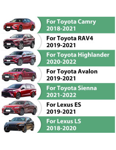 Cubierta Pedal de Freno y Acelerador GZJUNFUGJ para Toyota y Lexus 2