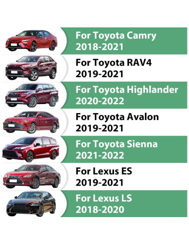 Cubierta Pedal de Freno y Acelerador GZJUNFUGJ para Toyota y Lexus