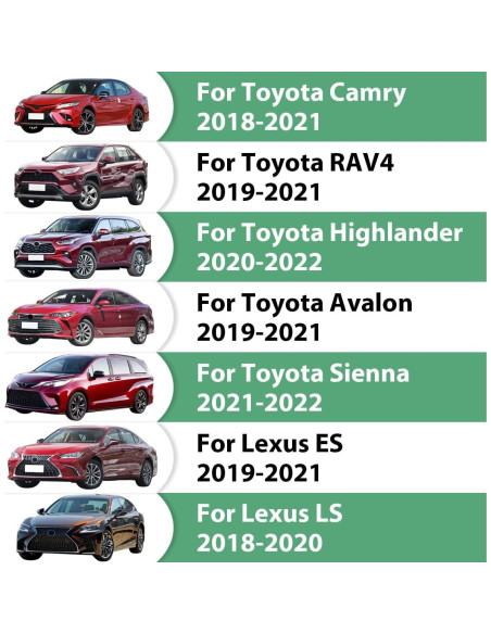 Cubierta Pedal de Freno y Acelerador GZJUNFUGJ para Toyota y Lexus