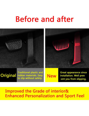 Cubierta Pedal de Freno y Acelerador GZJUNFUGJ para Toyota y Lexus