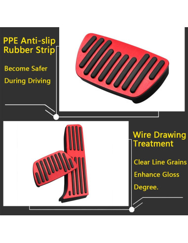 Cubierta Pedal de Freno y Acelerador GZJUNFUGJ para Toyota y Lexus