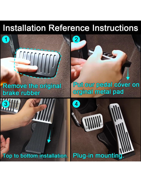 Cubierta Pedal de Freno y Acelerador GZJUNFUGJ para Toyota y Lexus