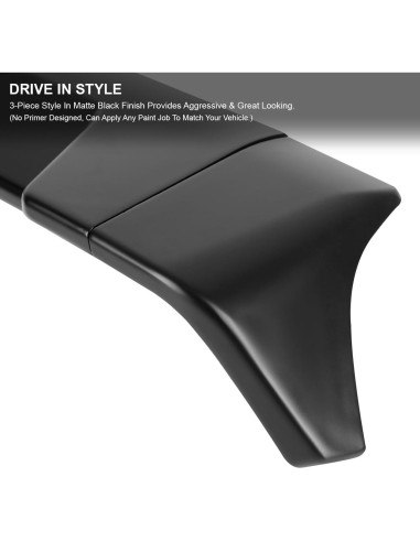 Spoiler de Techo Cab Matte Negro Espec-D para Toyota Tundra 2007-2013