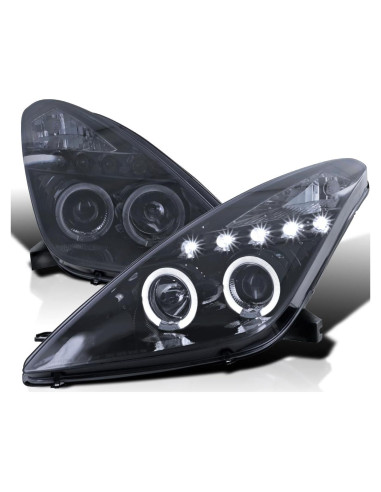 Faros Proyector Dual Halo LED SPEC-D Tuning Toyota Celica 2000-2005