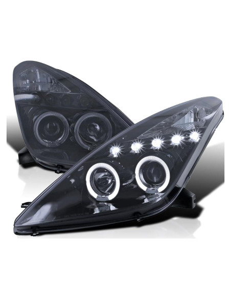 Faros Proyector Dual Halo LED SPEC-D Tuning Toyota Celica 2000-2005