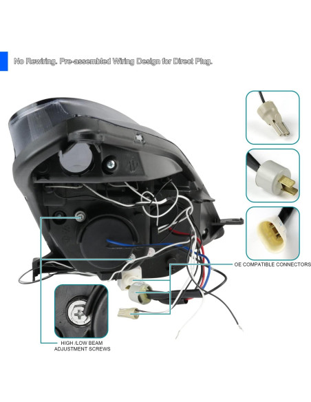 Faros Proyector Dual Halo LED SPEC-D Tuning Toyota Celica 2000-2005