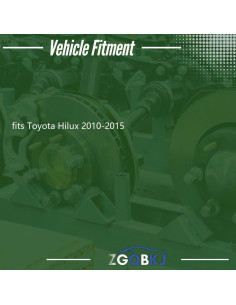 Juego de Pastillas de Freno Frontal Zgqbkj Semi-Metalicas 4 Piezas Toyota Hilux 2