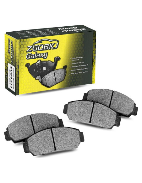 Juego de 4 Pastillas de Freno Cerámicas Delanteras Zgqbkj Toyota Hilux 2013-2015