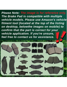 Juego de 4 Pastillas de Freno Cerámicas Delanteras Zgqbkj Toyota Hilux 2013-2015 2