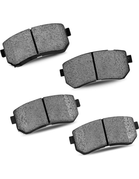 Juego de 4 Pastillas de Freno Cerámicas Delanteras Zgqbkj Toyota Hilux 2013-2015