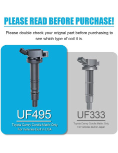 Juego de 4 Bobinas de Encendido MAS para Toyota y Lexus 2