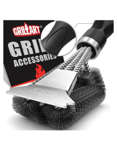 Cepillo de Parrilla GRILLART BR-8115 Acero Inoxidable 45.72 cm
