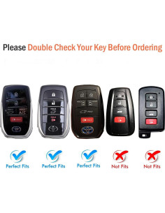 Cubierta de llavero Toyota Spidvunx Carbono Negro 2017-2024 2