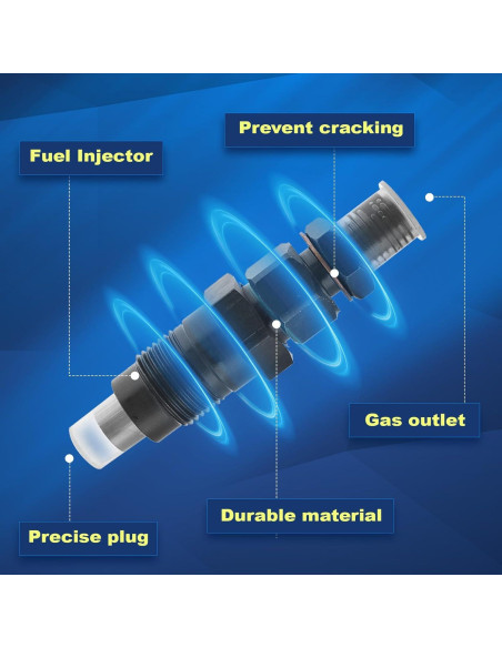 4 Inyectores de Combustible Diésel COPACHI 23600-59155 para Toyota