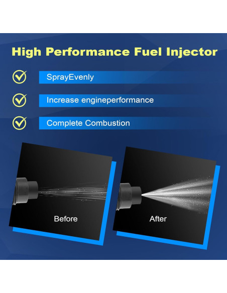 4 Inyectores de Combustible Diésel COPACHI 23600-59155 para Toyota