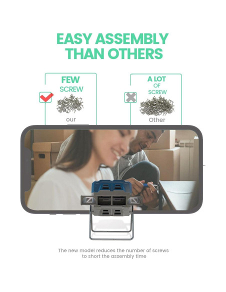 Compostador Giratorio EJWOX 163L con Termómetro - Negro