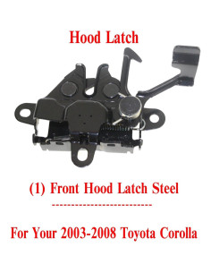 Pestillo del Capó Frontal Acero Toyota Corolla 2003-2008 2