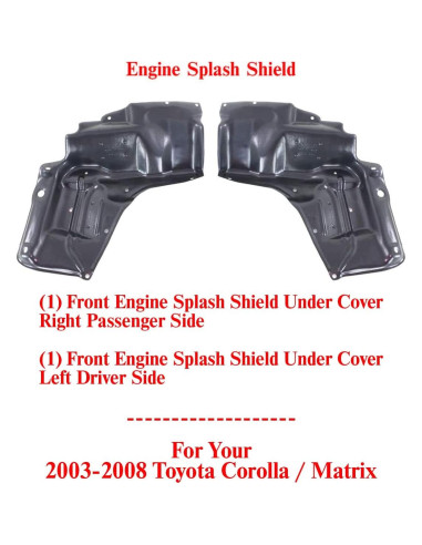 Escudo Salpicadero Motor Toyota Corolla/Matrix 2003-2008