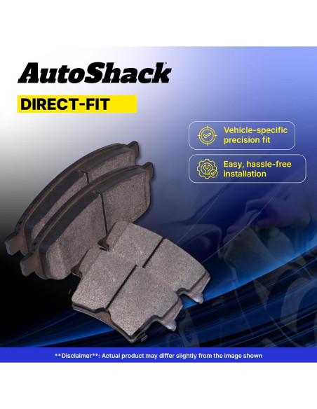 Juego de Pastillas de Freno Cerámicas Delanteras AutoShack SCD923 para Toyota Corolla y Pontiac Vibe