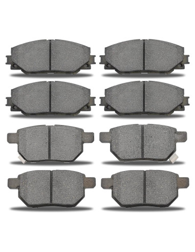 Juego de Pastillas de Freno Delanteras y Traseras YYZKSK 8 Piezas