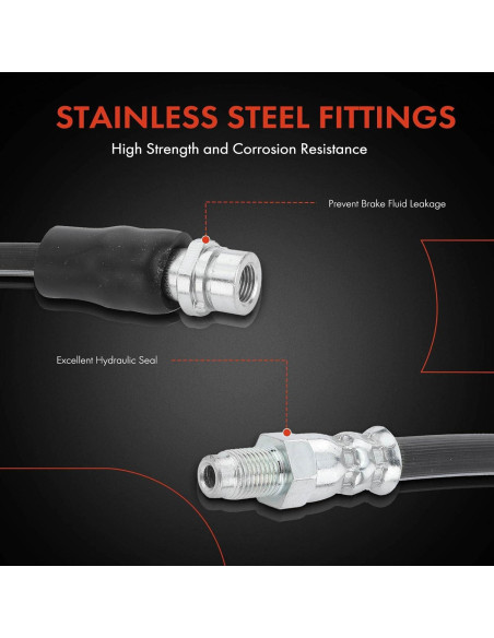 Manguera Hidráulica de Freno A-Premium para Toyota y Pontiac