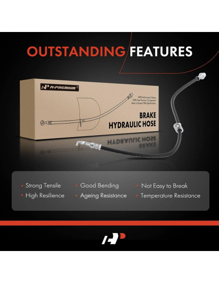 Manguera Hidráulica de Freno A-Premium para Toyota y Pontiac