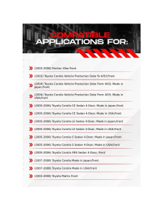 Kit de Freno Delantero R1 Concepts eLine para Toyota y Pontiac 2