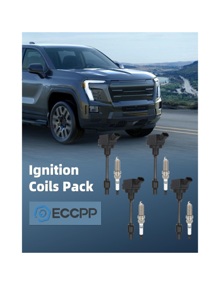 Bobinas de Encendido ECCPP UF848 con Bujías de Iridio para Toyota