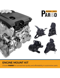 Soporte de Motor PAROD 4PCS para Chevy Prizm/Toyota Corolla 1998-2002 2