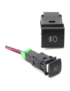 Interruptor de Botón 4 Polos 12V iJDMTOY para Toyota Camry/Corolla