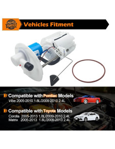 Bomba de Combustible Eléctrica Yonder Flux para Pontiac y Toyota 2