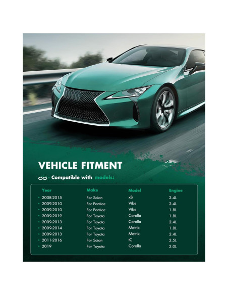 Condensador de Aire Acondicionado SCITOO para Toyota Corolla 2009-2016