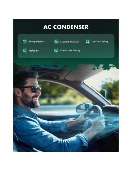 Condensador de Aire Acondicionado SCITOO para Toyota Corolla 2009-2016