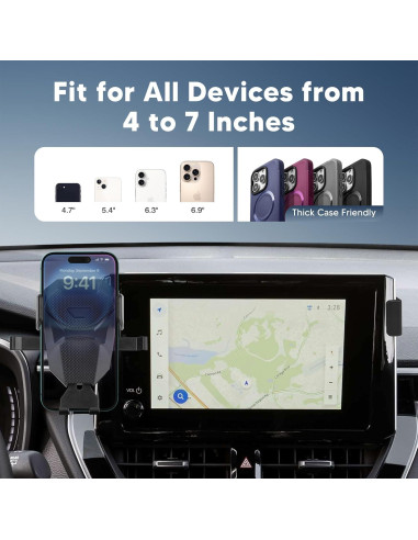 Soporte para Teléfono Ajustable Huidnnas para Toyota Corolla 2019-2025