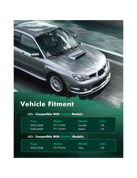 Radiador de motor SCITOO 2428 para Toyota Corolla y Pontiac Vibe