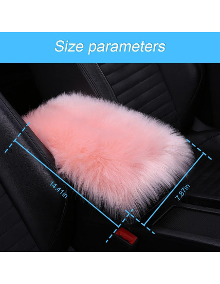 Funda de Cojín para Consola Central 8sanlione Rosa 29x19cm