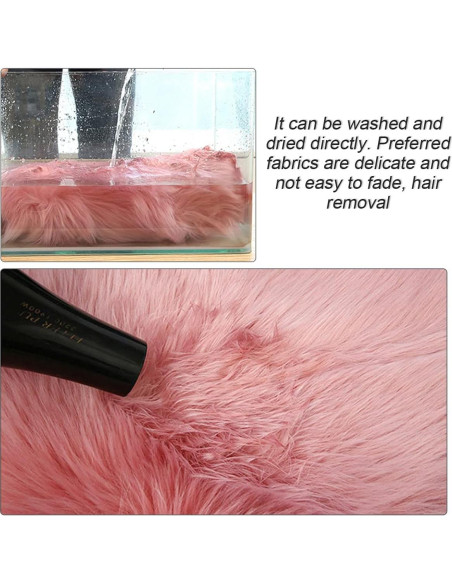 Funda de Cojín para Consola Central 8sanlione Rosa 29x19cm