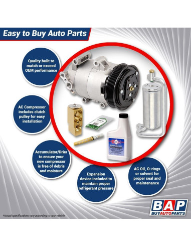 Compresor de A/C BuyAutoParts 60-81454RK para Toyota Corolla 1998-2002