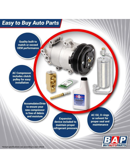 Compresor de A/C BuyAutoParts 60-81454RK para Toyota Corolla 1998-2002