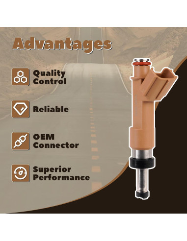 Inyectores de Combustible AJRICE para Toyota Corolla 2009-2015
