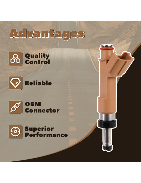 Inyectores de Combustible AJRICE para Toyota Corolla 2009-2015