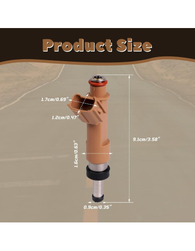 Inyectores de Combustible AJRICE para Toyota Corolla 2009-2015