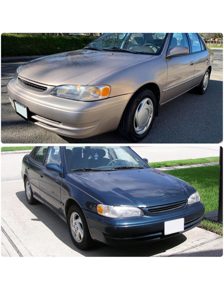 Conjunto de Faros Frontal ADCARLIGHTS para Toyota Corolla 1998-2000