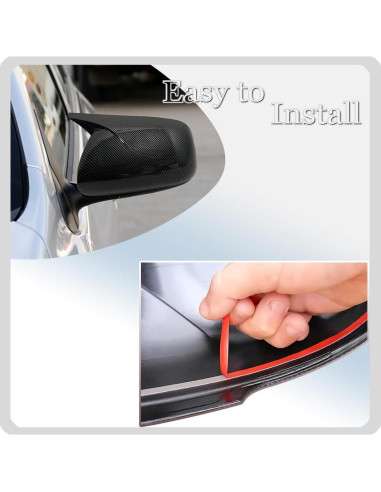 Cubierta de Espejo Lateral MUXEE para Toyota Corolla 2009-2013 - Fibra de Carbono