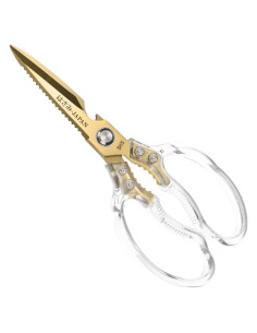 Tijeras de Cocina M METERXITY 230mm Acero Inoxidable Doradas