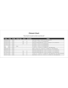 Junta de Flange de Escape PartCatalog para Toyota Corolla 1990-2002 2