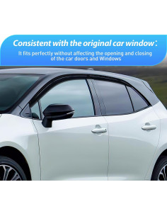 Protectores de Lluvia Nilight para Ventanas Toyota Corolla 2014-2019 2